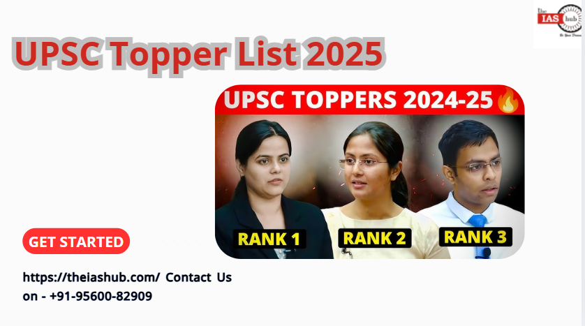 UPSC Topper List 2025