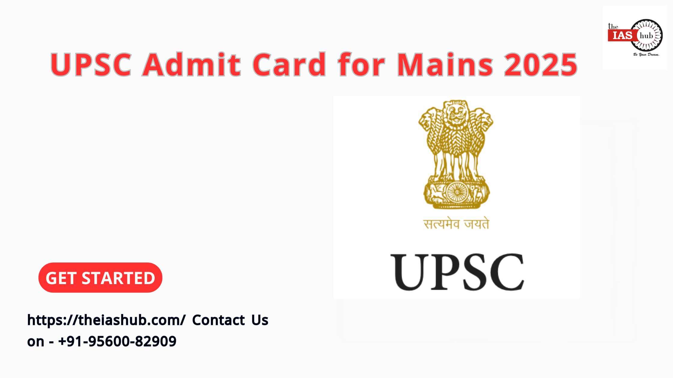 UPSC Admit Card for Mains 2025