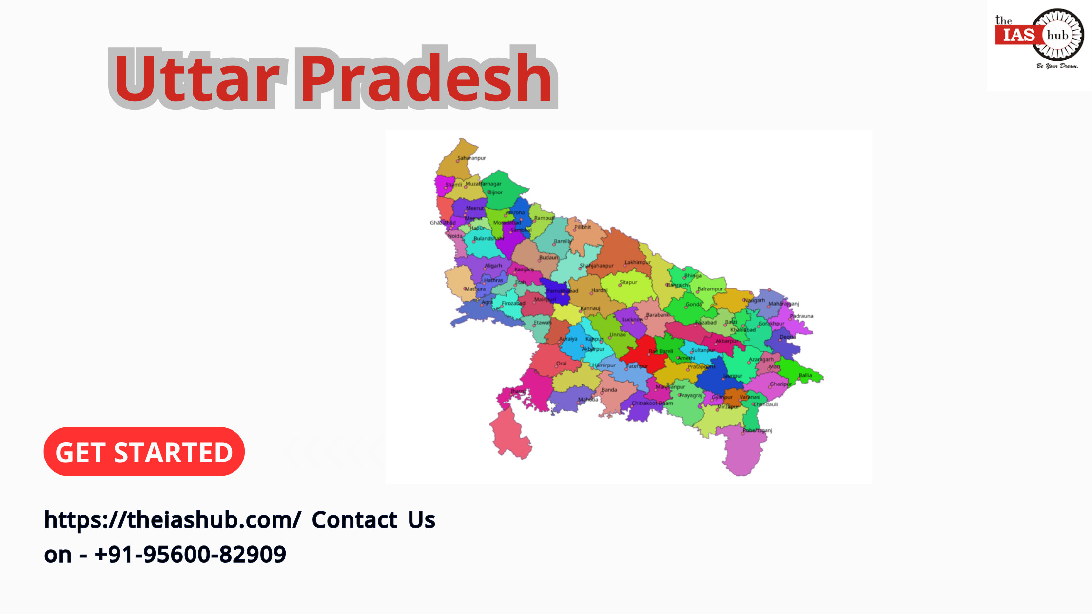 Uttar Pradesh Map Districts - Modern Promotion Business Agency Blog Banner 10 
