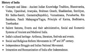 MPPSC Subject List