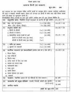 MPPSC Subject List