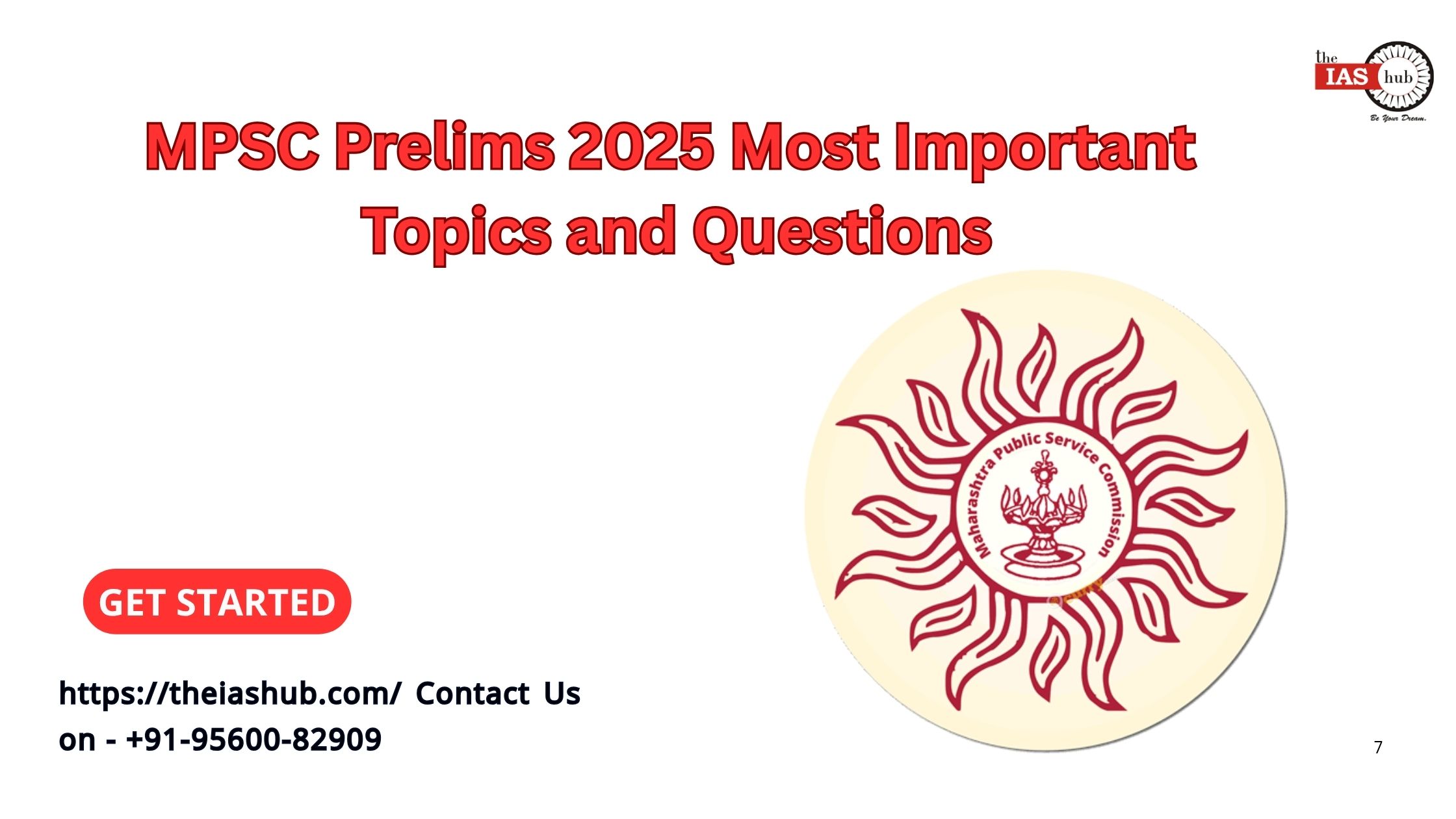 MPSC Prelims 2025 Most Important Topics and Questions