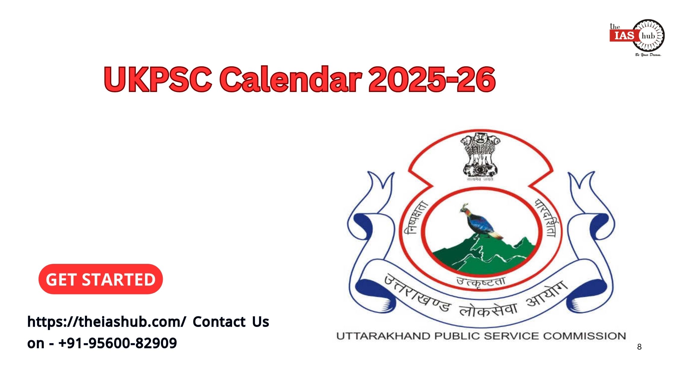 UKPSC Calendar 2025-26