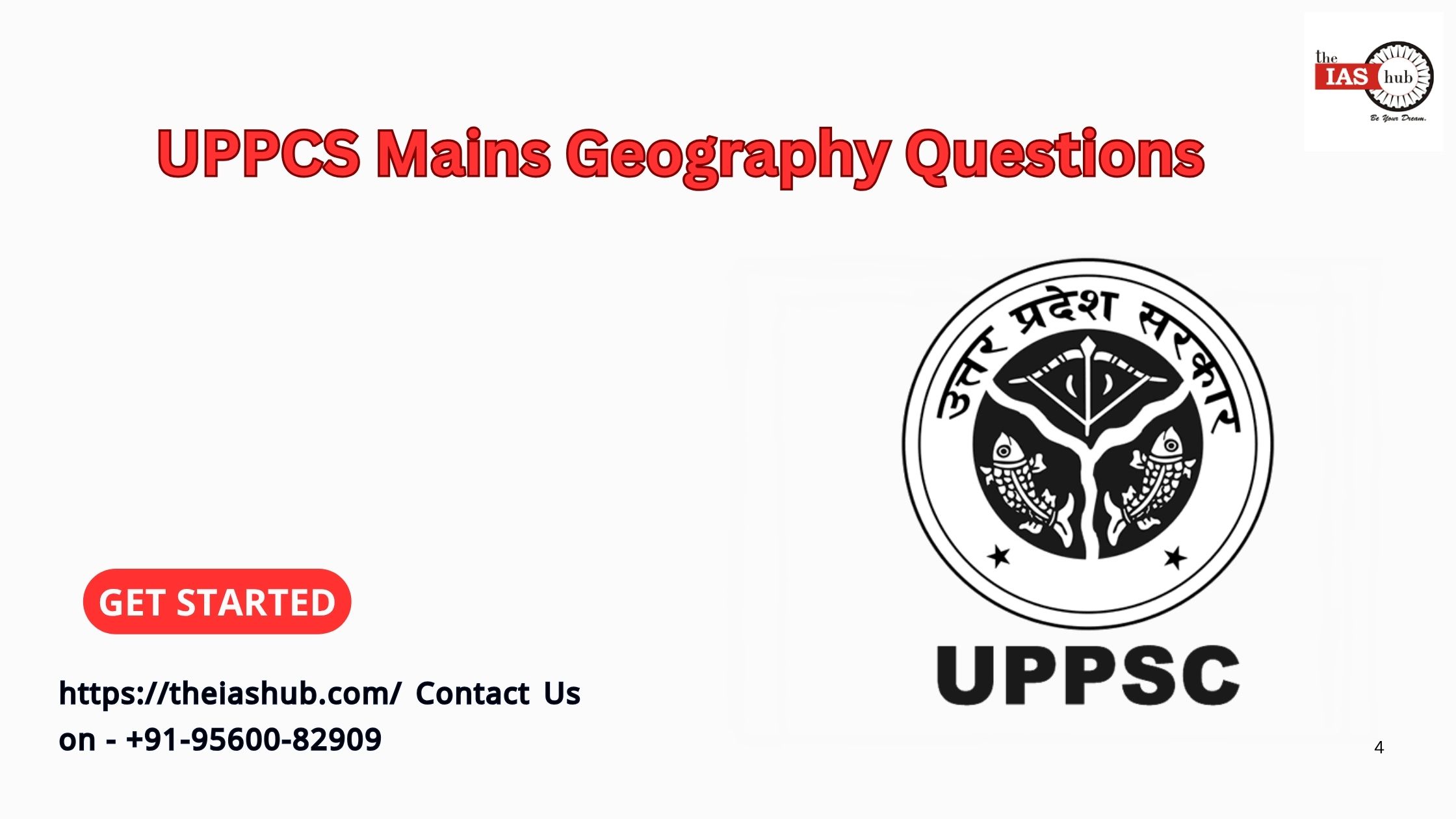 UPPCS Mains Geography Questions