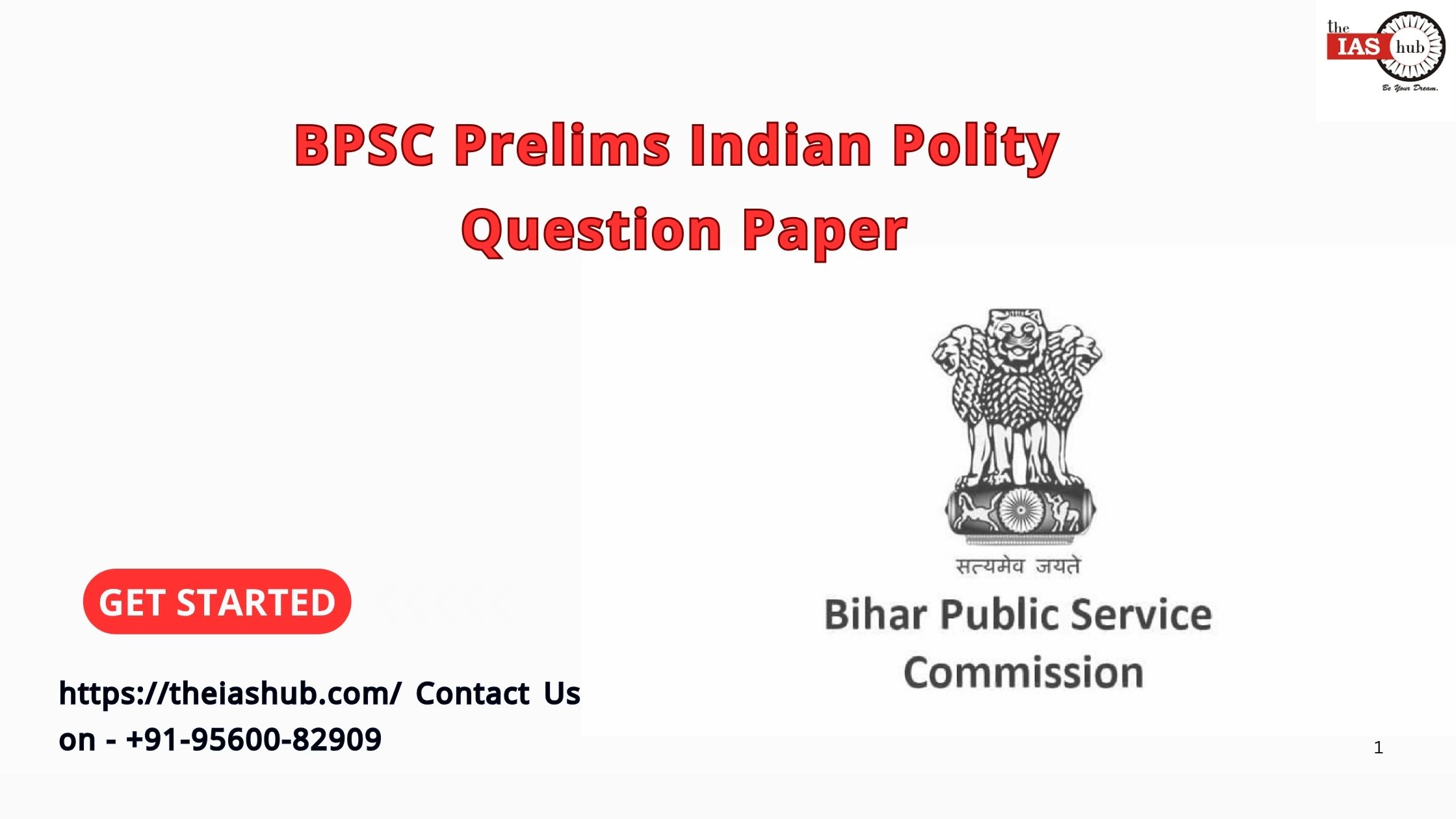 BPSC Prelims Indian Polity Question Paper