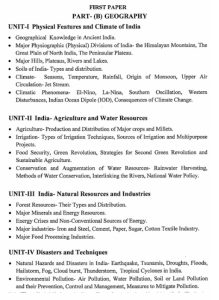 MPPSC Subject List